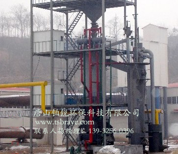 3.2米雙段煤氣發(fā)生爐的氣化強度指標(biāo)